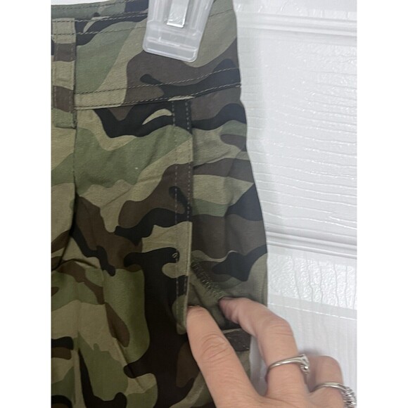 Choosy Pants Mixed Media Duo 2 Tone Cargo Khakis & Camo Oversized Fit Womens 6 - Picture 4 of 10